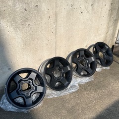 ジムニーJ
B23 JA11 アルミホイール　4本セット　黒塗装