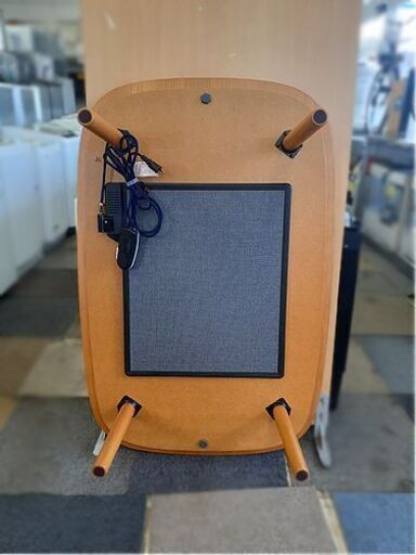 美品!!【無印良品 タモ材 突板 長方形こたつ MJ-KTF1200/N】フラット式