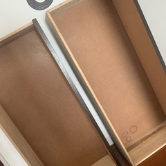 キャスター付き引き出し二個の画像