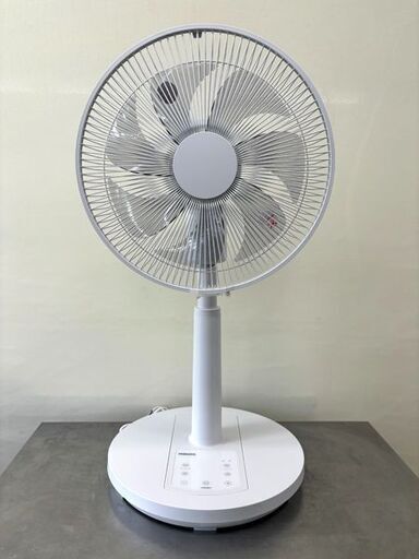 【自社配送は札幌市内限定】YAMAZEN/山善 リビング扇風機 YLX-TD30 ホワイト 2023年製 リモコン付き 動作OK 中古美品【USED】
