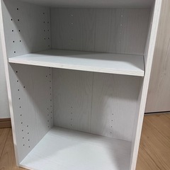 【明日まで】白カラーボックスの画像