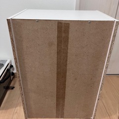 【明日まで】白カラーボックスの画像