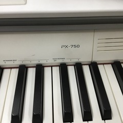 2014年製  CASIO カシオ 電子ピアノ Privia PX-750WE  PX 750WE   ホワイト 椅子付き　譜面台欠品　エキスパート藤沢辻堂店の画像