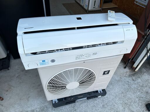 【動作保証あり】SHARP 2019年 2.2kw 6畳用 冷暖房ルームエアコン AY-J22S プラズマクラスター ④【管理KR502】
