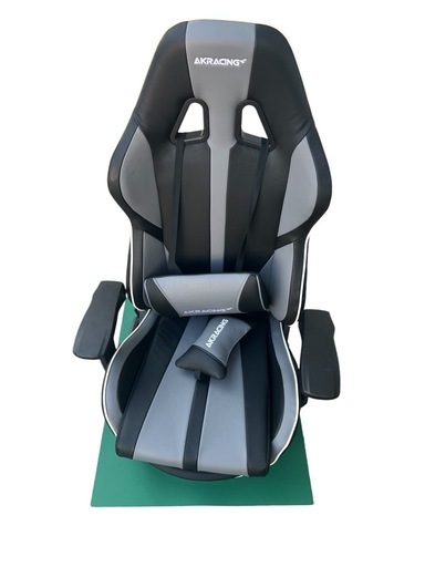 AKRACING ゲーミングチェア 座椅子タイプ ブラック エーケーレーシング 回転式