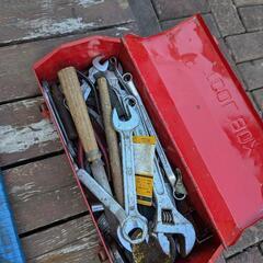 大工道具　日曜大工　ノコギリ　大量　ノミ　カンナ　金槌　工具　レンチ　カッター　の画像