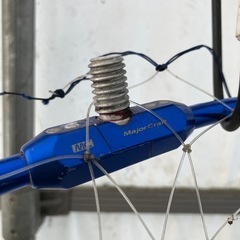 メジャークラフト　タモ枠　60cm 青色の画像