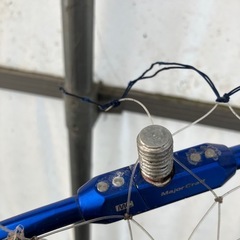 メジャークラフト　タモ枠　60cm 青色の画像