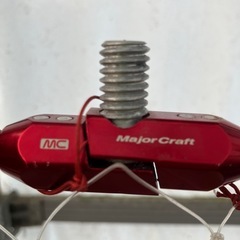 メジャークラフト　タモ枠　60cm 赤色の画像