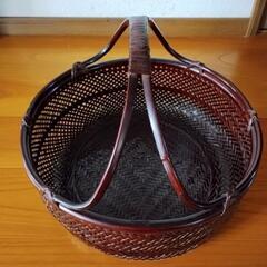 籐製バスケット　差し上げます(決まりました)の画像