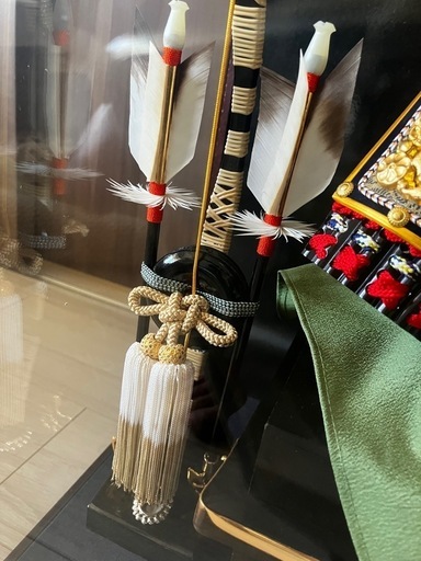 美品》五月人形 カブト ガラスケース