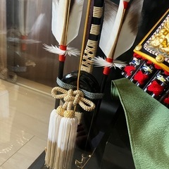 《美品》五月人形　カブト　ガラスケース　の画像