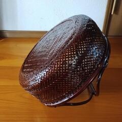 籐製バスケット　差し上げます(決まりました)の画像