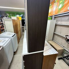 ⭐️お持ち帰りSALE⭐️　食器棚　ニトリ　ポスティア80DB　205×83×50　埼玉県朝霞市リサイクルショップ　GM164の画像