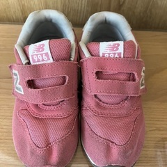 靴　16.5センチ　ピンク  ニューバランス996の画像
