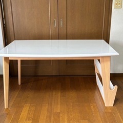 【決まりました❗️】ブックスタンド付き　ダイニングテーブル　柔ら...
