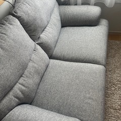 ニトリ　二人用ソファーの画像