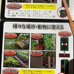 新品在庫2個　害獣さよならくん　ネコ　カラス　サル の画像
