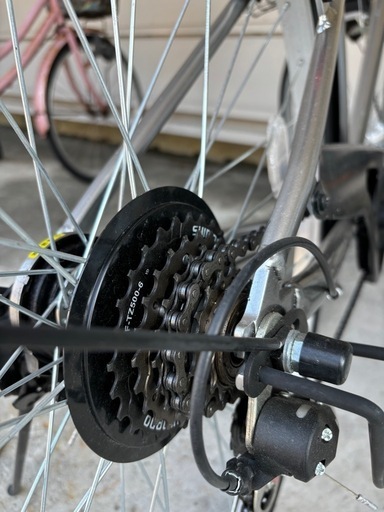 「売り切れ」自転車　外装6段　