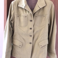 婦人服　ジャケット　サファリ　Mシミ有り