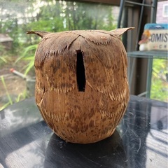 笹の葉細工　フクロウの画像