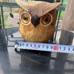 笹の葉細工　フクロウの画像