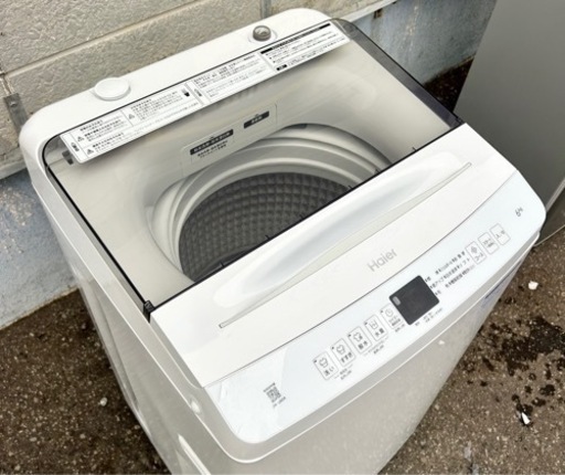 札幌市内配送可 美品 22年製 Haier ハイアール 6kg 全自動洗濯機 JW-U60A-W