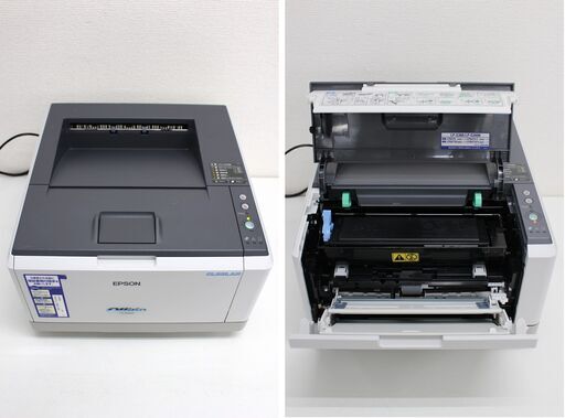 【ヤ取終了9/14】≪C242ジ-④≫通電OK EPSON/エプソン モノクロレーザープリンター LP-S300N 印刷枚数約20枚 