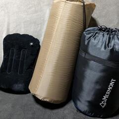 インフレーターマット　　寝袋　　エアー枕　　　　　キャンプ　　ア...