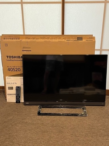 東芝 レグザ 40S20 2017年製 ジャンク 付属品あり