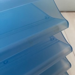 あげます！デスクトレー、ヨコ型、A3サイズ、書類入れ、5段の画像
