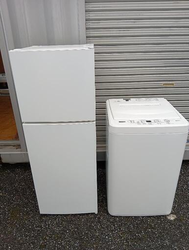 【セット56】【激安セット】23区配送無料　冷蔵庫マクスゼン138L＋洗濯機ヤマダセレクト6kg