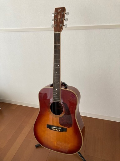 Morris（モーリス）のアコースティックギターMD-512 備品付き