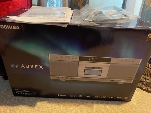 新品同様ラジカセ　東芝 AUREX TY-AK21