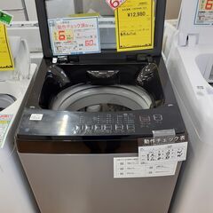 【U2345】★洗濯機 ニトリ TNR60BK 2022