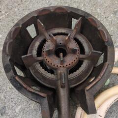 業務用　鋳物コンロ　ガスコンロ　型式・メーカー共に詳細不明　中古美品の画像