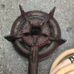 業務用　鋳物コンロ　ガスコンロ　型式・メーカー共に詳細不明　中古美品の画像