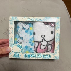 ハローキティ  Hello kitty 巾着&ハンドタオル