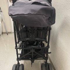 【値下げ】2人乗りベビーカー（縦型）の画像