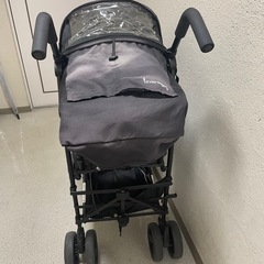 【値下げ】2人乗りベビーカー（縦型）の画像