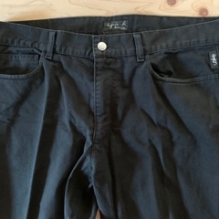 アニエスべー　メンズ　ストレートパンツ　size44 黒の画像