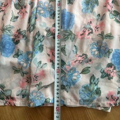 スカート　花柄の画像