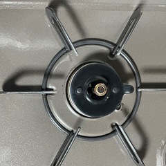 LPガス　2口コンロ水無しグリルの画像