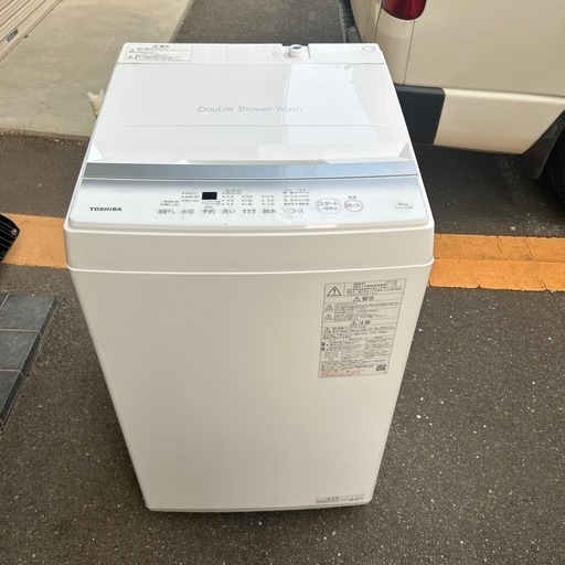 お買得☆美品☆TOSHIBA☆2023年製☆6kg☆ホワイト色☆激安洗濯機☆