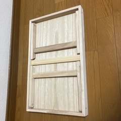 ★桐製 折り畳みテーブル「美品」の画像