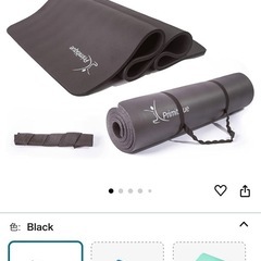 ヨガマット筋トレマット185cm✕80cm 厚さ15mm