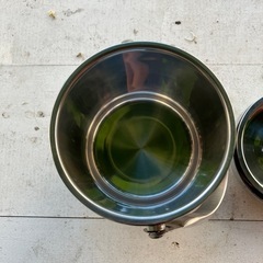 ステンレスランチボックス　キャンプ用品　保冷剤の画像