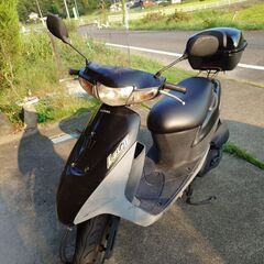 中古原付バイク　レッツ2　リアBOX付　走る　止まる　曲がる
