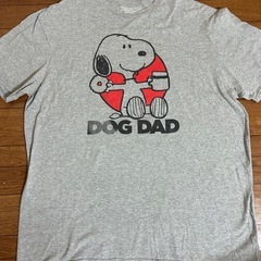 スヌーピー　PEANUTS tシャツ グレー　 古着  ビンテー...
