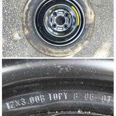 T105/90D12  80M  FALKEN TIRE  応急タイヤ(スペアタイヤ / テンパータイヤ) 12㌅ × 3.00B × 4穴 × PCD100の画像